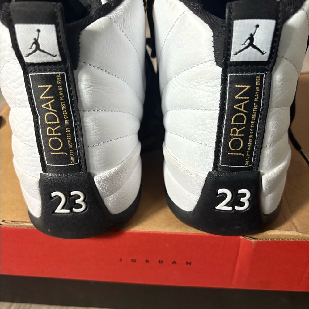 Jordan Retro 12 in White and Black
